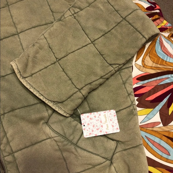 NWT Free People Dolman Sleeve Quilted Jacket Coat - Picture 2 of 6